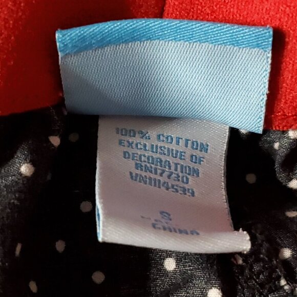 Nick & Nora Sleepwear Shorts Sz S Cherries Polka Dots Pj Boxers Sleep Black Red - Picture 5 of 6